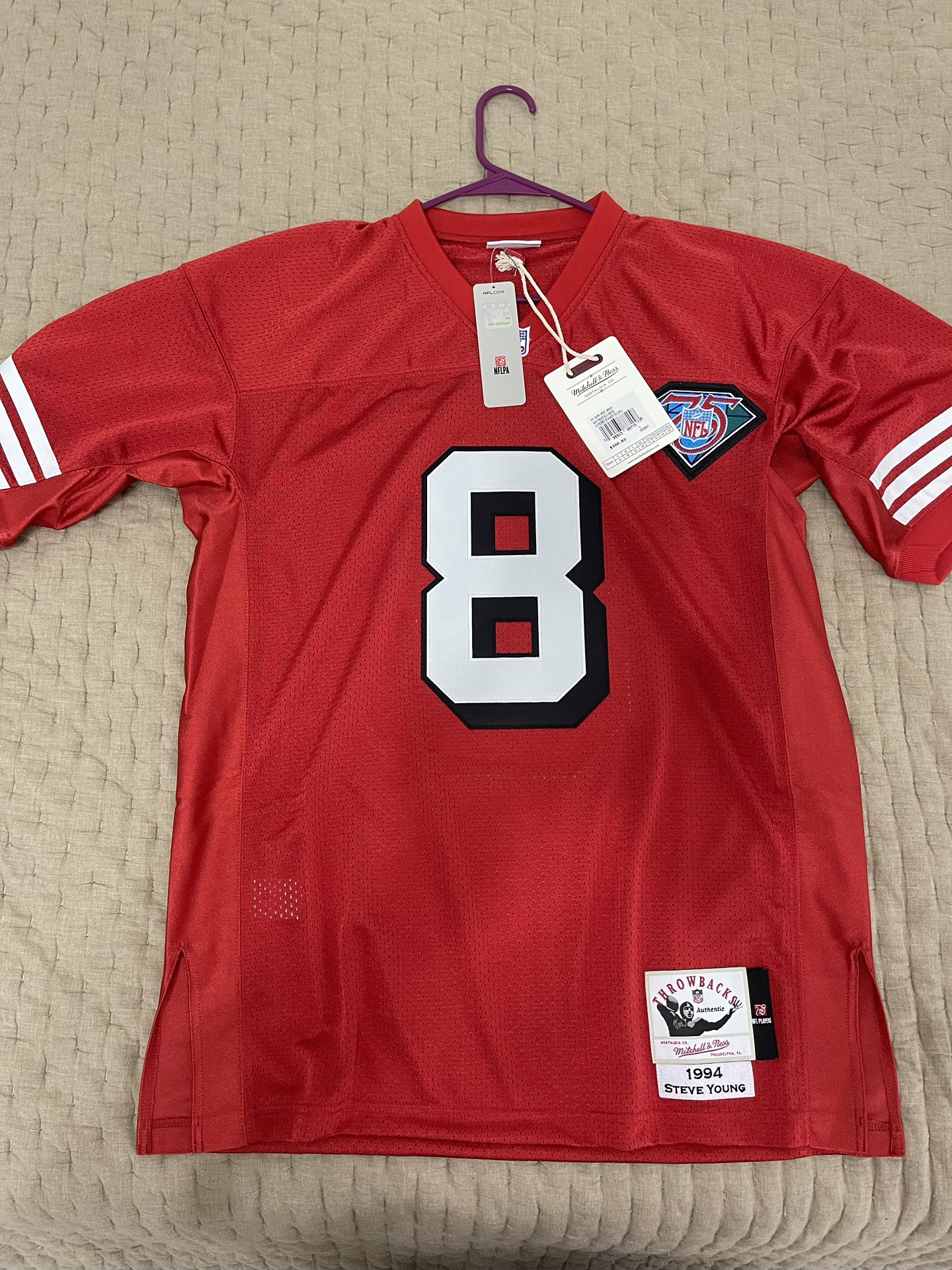 Steve Young san Francisco 49ers Mitchell & Ness 1994 Throwback