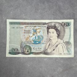 VTG Bank of England £20 Twenty Pound Note Shakespeare G.M. Gill Circulated
