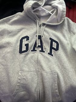 Gray Gap Zip Up