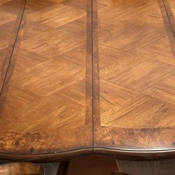 Extendable Dining Table Set For 6.