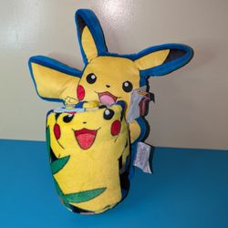 🩷 Pikachu Hugger Plushie and Comfy Throw (50x60) ✨💝