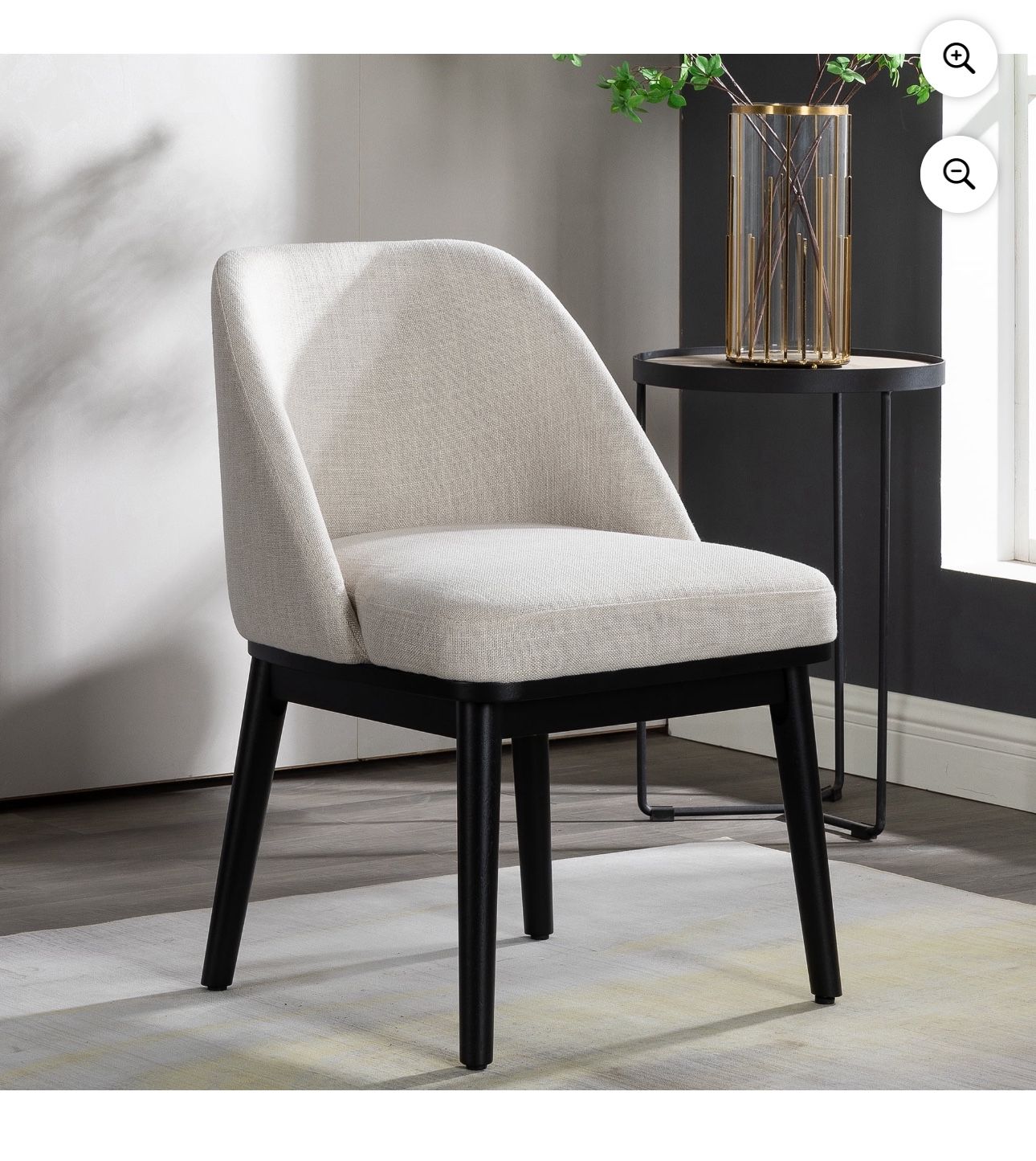 Better Homes & Gardens Springwood Dining Chair, Charcoal Finish