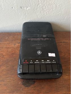 Vintage GE Portable Cassette Tape Player Recorder