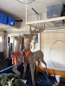 Xmas Lawn Deer