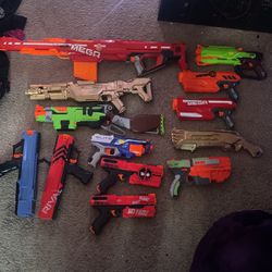 nerf gun collection 