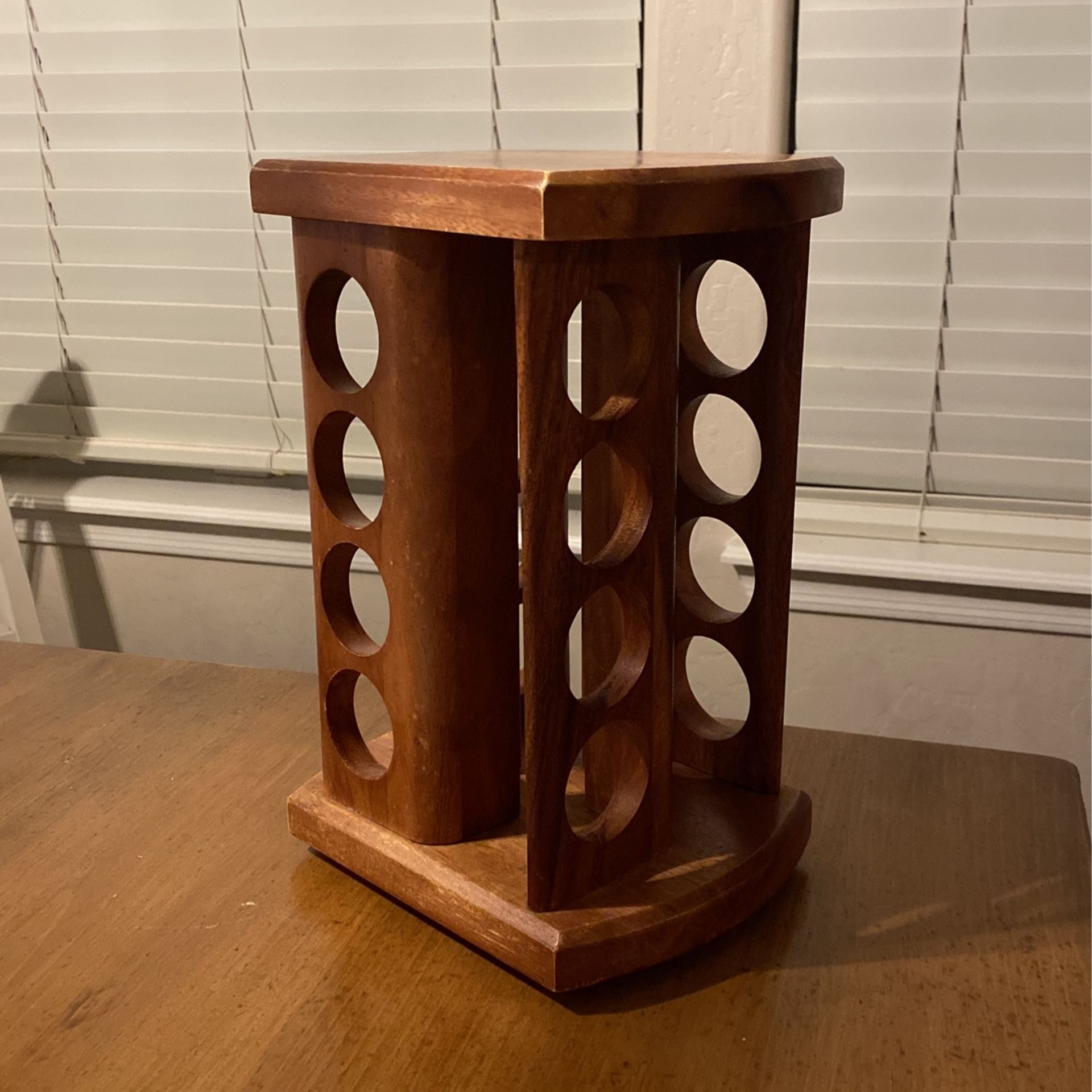 M. Kamenstein Inc Wood 16 Count Lazy Susan Wooden Spice Rack