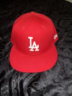 LA Dodgers Red Fitted Hat