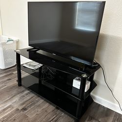 43 Inch Smart TV With Black Tv Stand