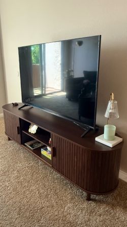 TV stand rustic brown  70”
