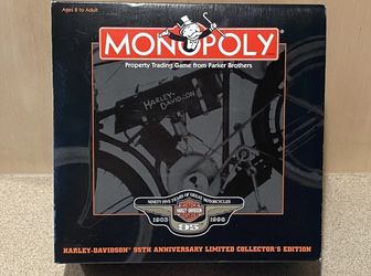 Monopoly Harley-davidson 95th Anniversary Limited Collectors Edition