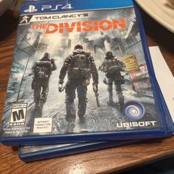The Division PS4 Game has some scratches on it 