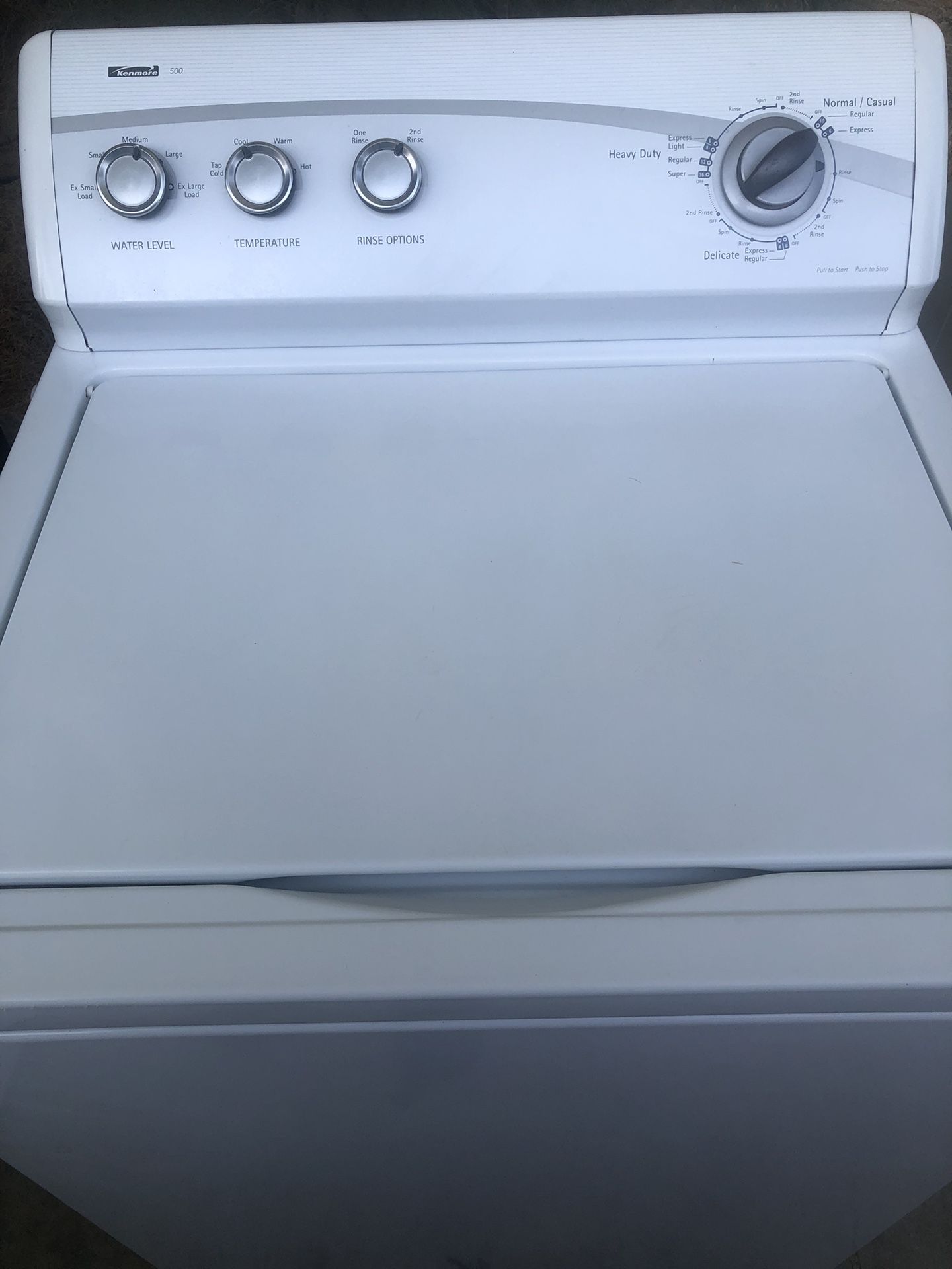 Kenmore Heavy Duty Super Capacity Washer