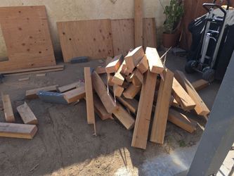 Free wood 4x6 pieces