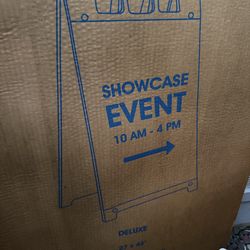 Deluxe plastic A frame sign