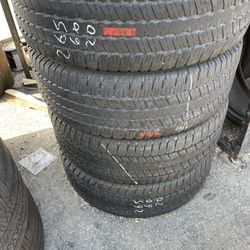 265/60/20 Used Tires 265-60-20 Llantas Usadas 