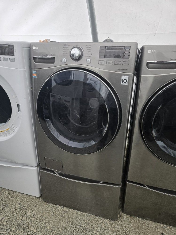 Lg Washer And Dryer Set Electric 