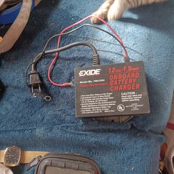 Exide 12 Volt 1.5 Amp On Board Battery Charger  Fully Automatic Model Np.(contact info removed)