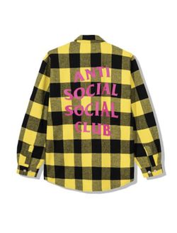 Anti Social Social Club Flannel Size M