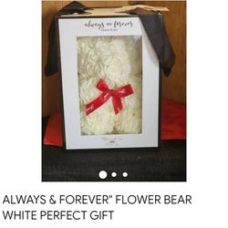 Always and Forever Flower Bear, Perfect Mothers Day, Valentines & Anniversary