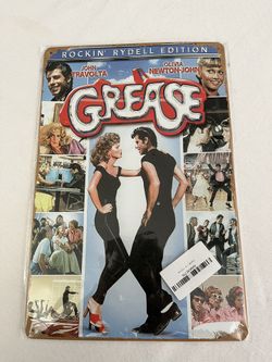 Tin Metal Sign GREASE (OPEN BOX) 8”x 12”