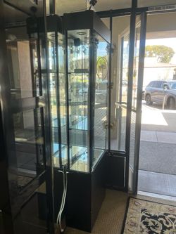 glass display case