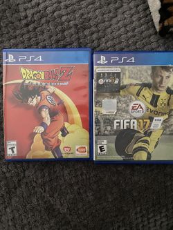 Ps4 juegos fifa 17 y dragon ball