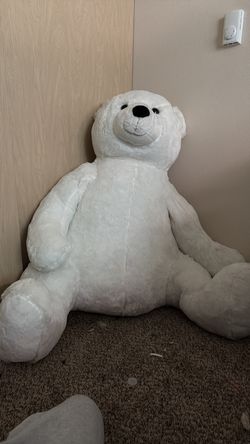 Snow bear stuffed animal