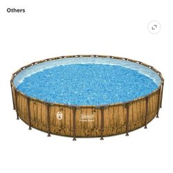 Coleman 22ft Metal Frame Swimming Pool 