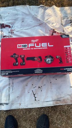 Milwaukee   M18 Fuel  5 tools combo kit. Model. 3697-25