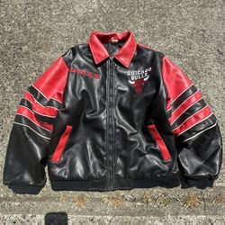 Chicago Bulls Leather Jacket 