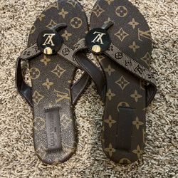 Louis Vuitton Brown Sandals