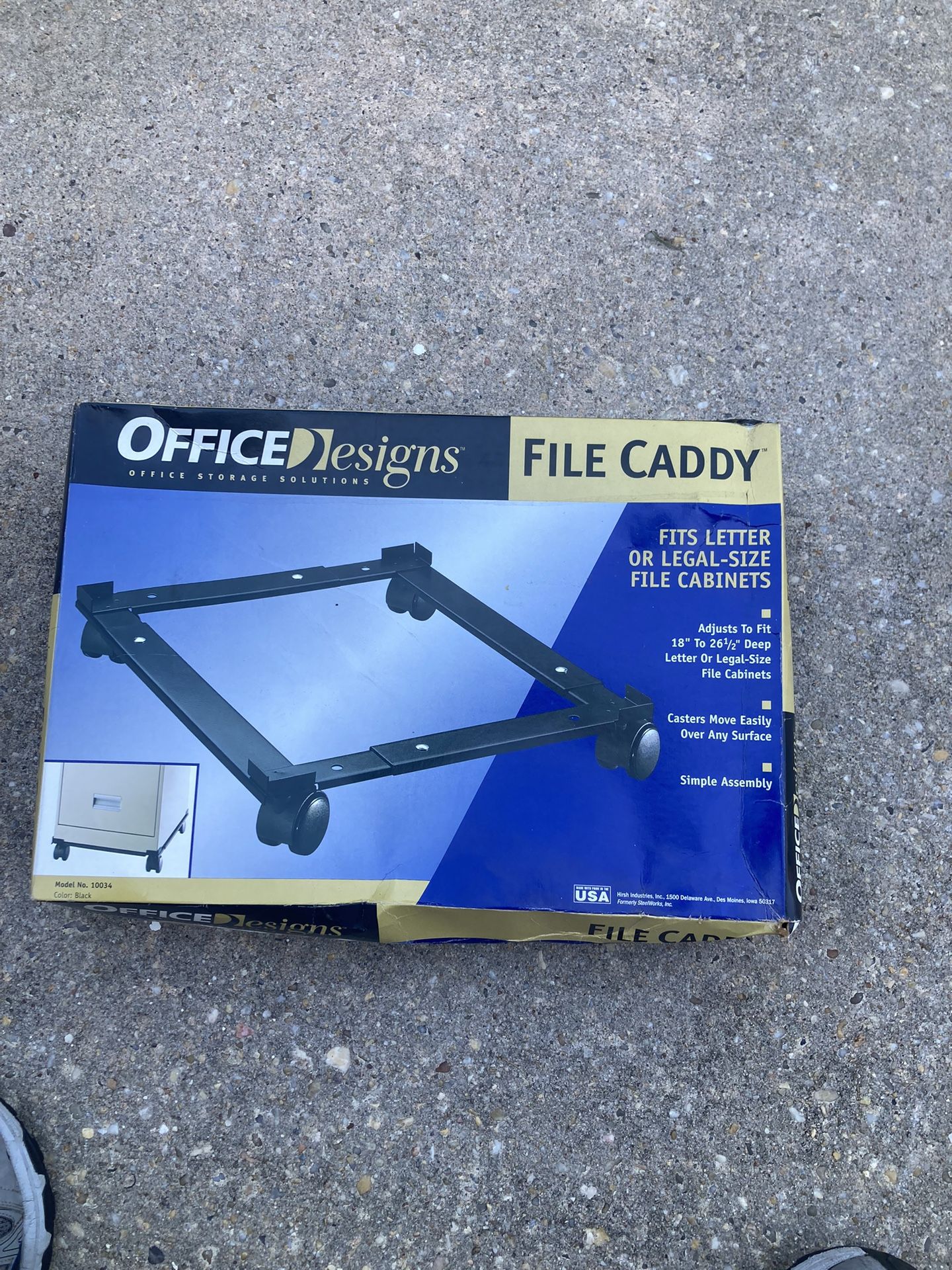 File Cabinet Wheels Caddy