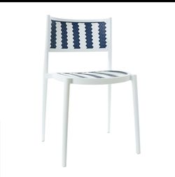 Set of 4 indoor/outdoor chairs (grey)