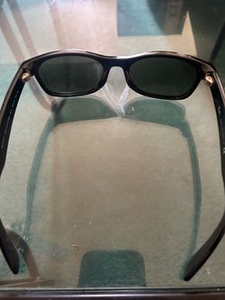 Ray-Ban Black Sunglasses with Green Lenses