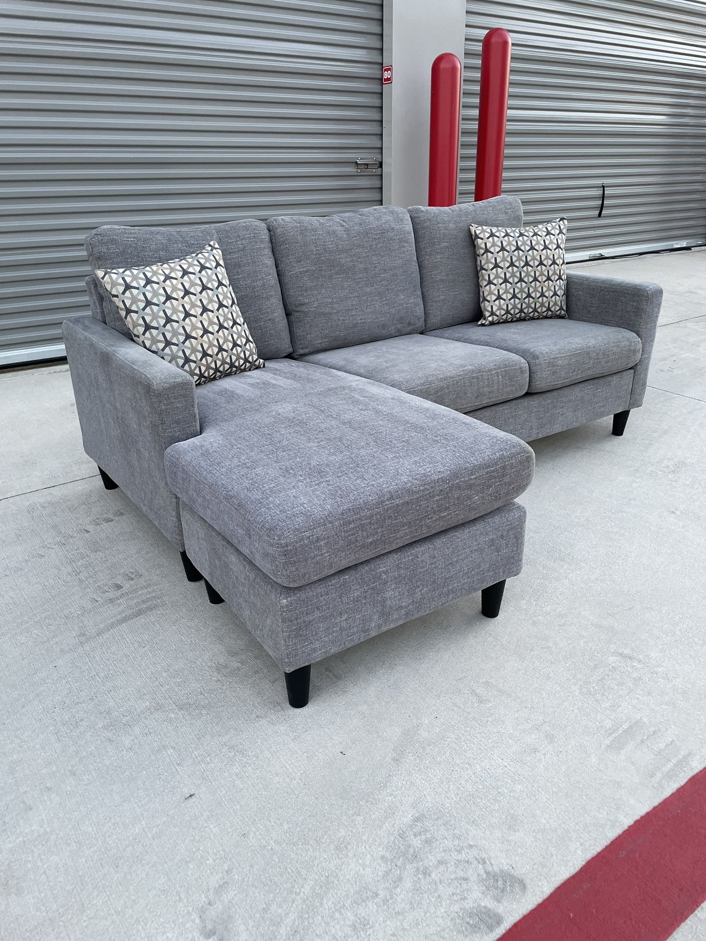 Light Gray Living Spaces Sectional