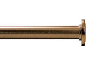 Ivilon Tension Curtain Rod - Spring Tension Rod for Windows or Shower, 24 to 36 Inch. Warm Gold 0059