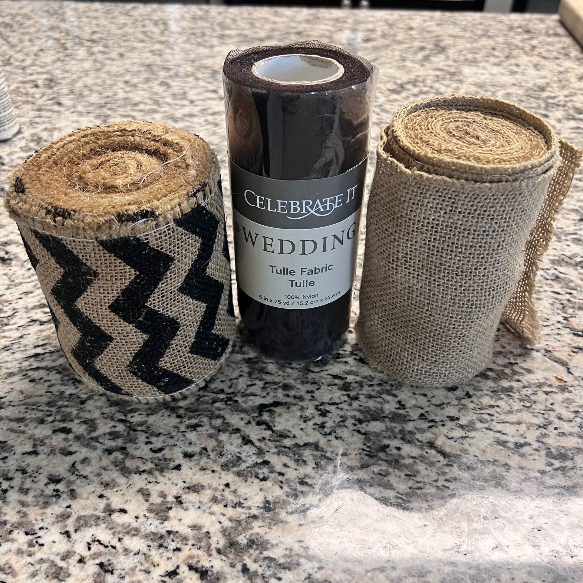 Tulle & Burlap Jute Rolls