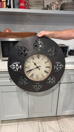 Metal clock