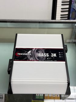 Taramps Bass 3K 1 Channel 1 Ohm 3000 Watt RMS Class D Car Audio Amplifier