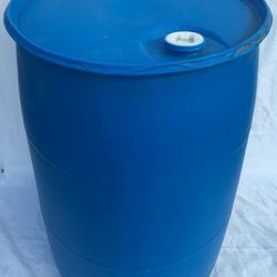 55 Gal Plastic Food Grade Plastic Drums / Rain Barrels