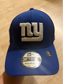 NEW ERA NEW YORK GIANTS MENS BLUE TEAM CLASSIC 39THIRTY FLEX-FITTED HAT