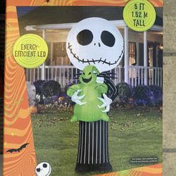 Jack and Oogie Boogie Inflatable 