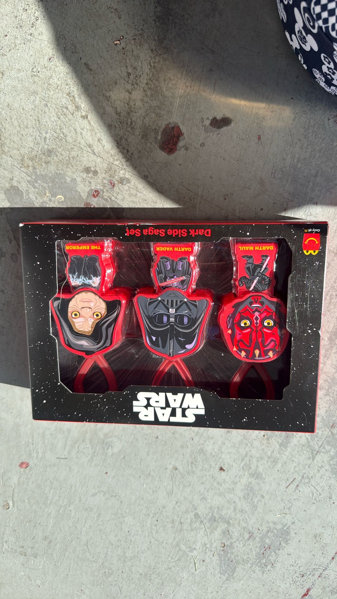 McDonalds Star Wars Dark Side Saga Set New Darth Vader Maul Emperor