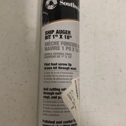 Ship Auger Bit 1”x18”