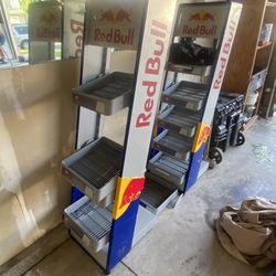 Redbull Stands Display Shelves