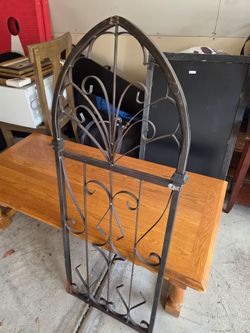 Wrought iron window