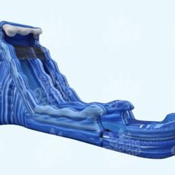 Inflatable Water Slide And Detachable Pool 