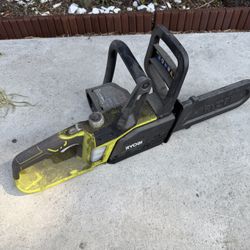 Used Ryobi One+ HP 18V Brushless 10in.  Battery Chainsaw (Tool Only)