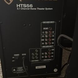 Rockville HTS56 5.1 Channel Home Theater System Like New