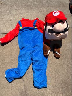 Mario costume adult men size large x large
